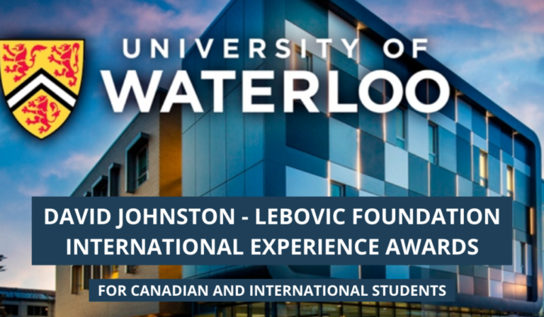 David Johnston – Lebovic Foundation International Experience Scholarship Awards